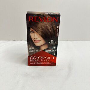 Revlon COLORSILK Beautiful Color 3D Color Ammonia Free #41 Med Brown 2 Pk